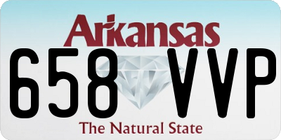AR license plate 658VVP