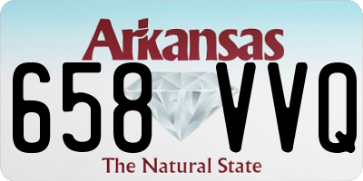AR license plate 658VVQ