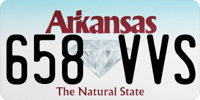 AR license plate 658VVS