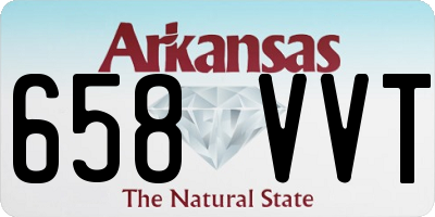 AR license plate 658VVT