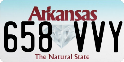 AR license plate 658VVY