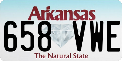 AR license plate 658VWE