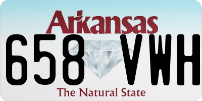 AR license plate 658VWH