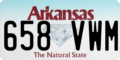 AR license plate 658VWM