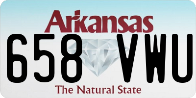 AR license plate 658VWU