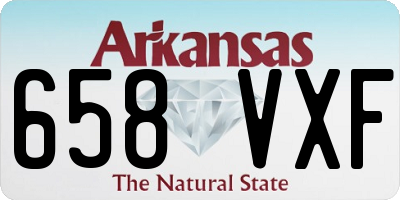 AR license plate 658VXF