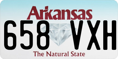AR license plate 658VXH