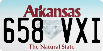 AR license plate 658VXI