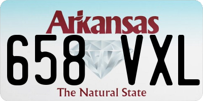 AR license plate 658VXL