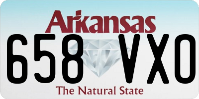 AR license plate 658VXO