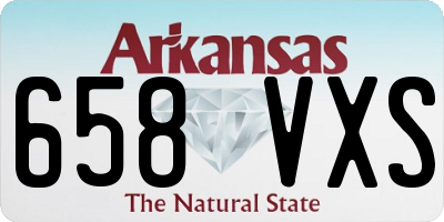 AR license plate 658VXS