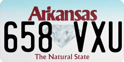 AR license plate 658VXU