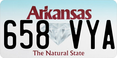 AR license plate 658VYA