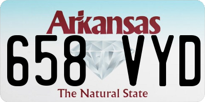 AR license plate 658VYD