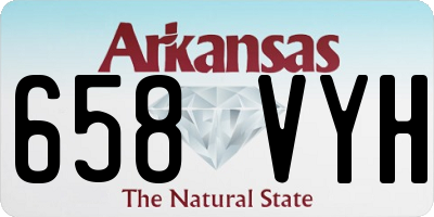 AR license plate 658VYH