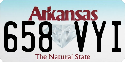 AR license plate 658VYI