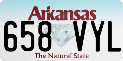AR license plate 658VYL