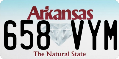 AR license plate 658VYM
