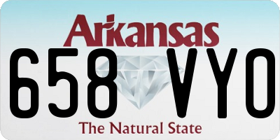 AR license plate 658VYO
