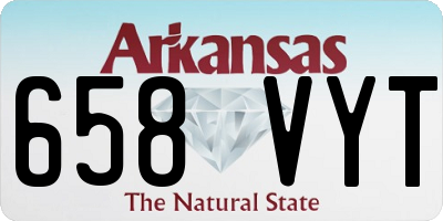 AR license plate 658VYT