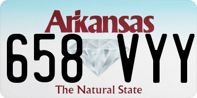 AR license plate 658VYY