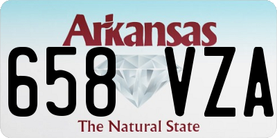 AR license plate 658VZA