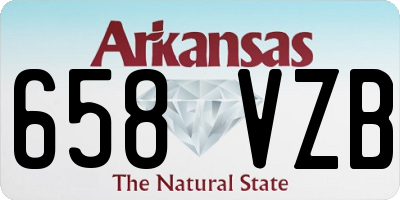 AR license plate 658VZB