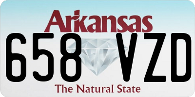 AR license plate 658VZD