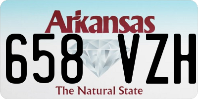 AR license plate 658VZH
