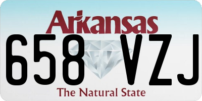 AR license plate 658VZJ
