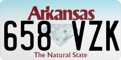 AR license plate 658VZK