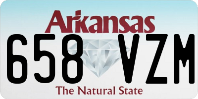 AR license plate 658VZM