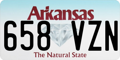AR license plate 658VZN