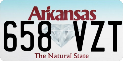 AR license plate 658VZT