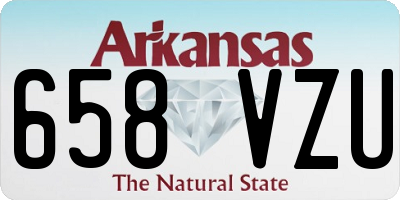 AR license plate 658VZU
