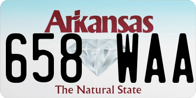 AR license plate 658WAA