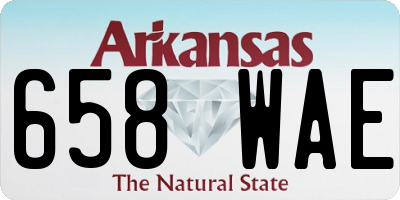 AR license plate 658WAE