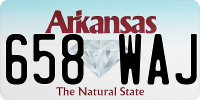 AR license plate 658WAJ