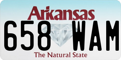 AR license plate 658WAM