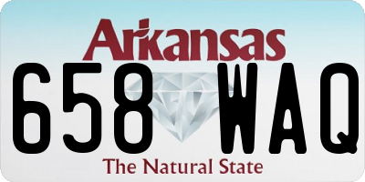 AR license plate 658WAQ