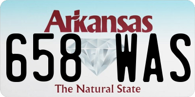 AR license plate 658WAS