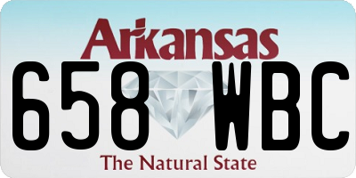 AR license plate 658WBC