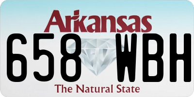 AR license plate 658WBH