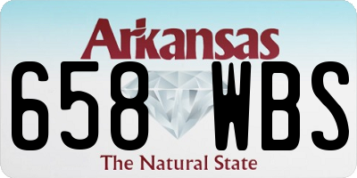 AR license plate 658WBS