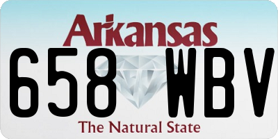 AR license plate 658WBV
