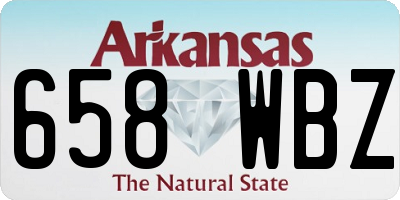 AR license plate 658WBZ