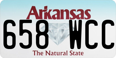AR license plate 658WCC