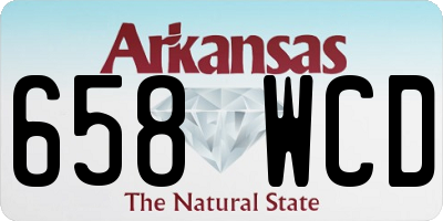 AR license plate 658WCD