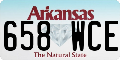 AR license plate 658WCE