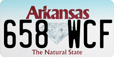 AR license plate 658WCF